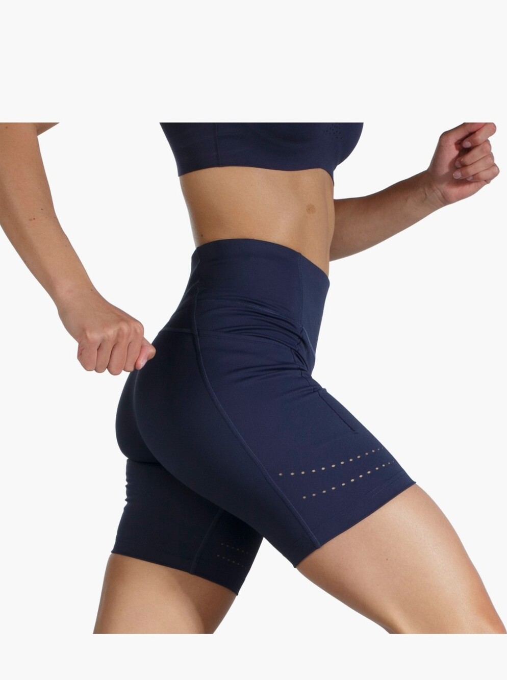 BROOKS NWOYT Method 8" Bike Short Tight - Navy S